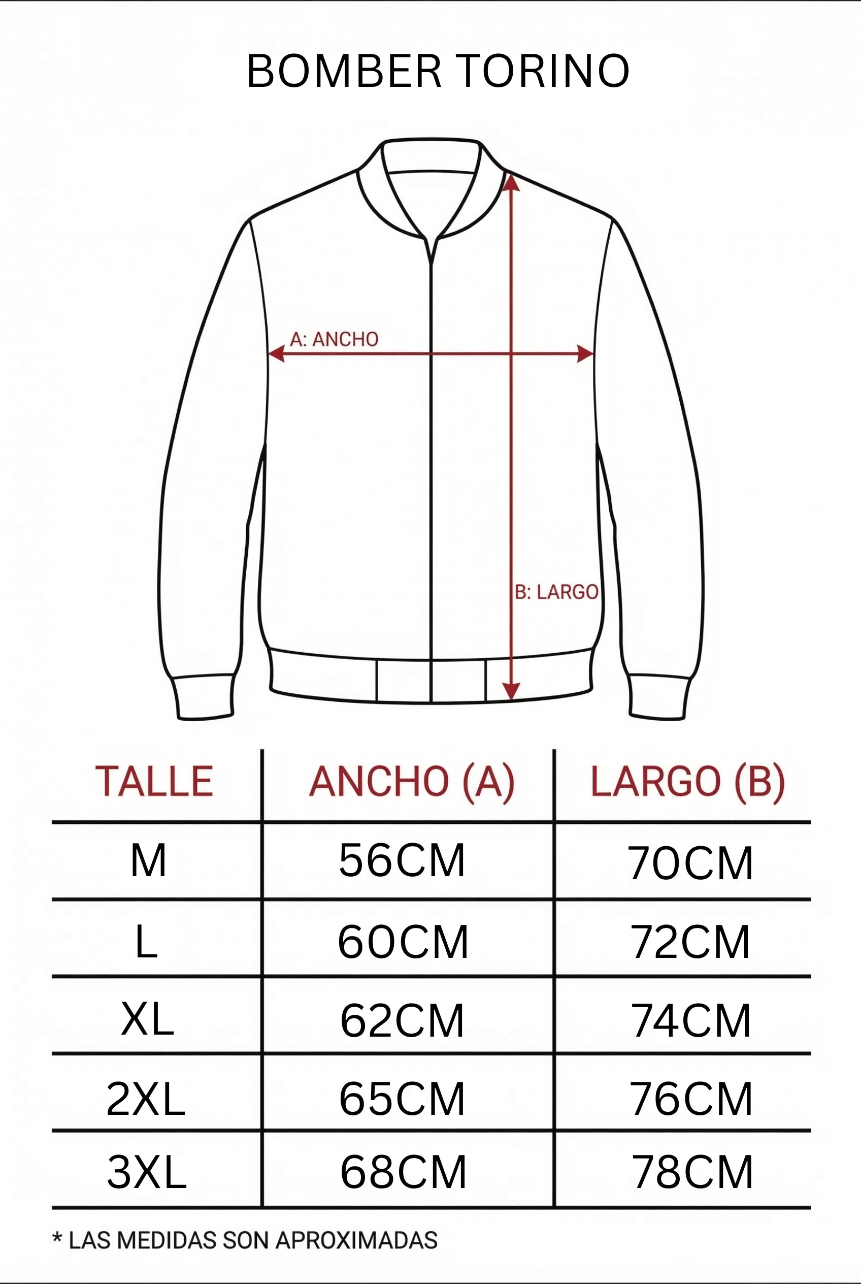 Valentin - Bomber Torino Gamuza