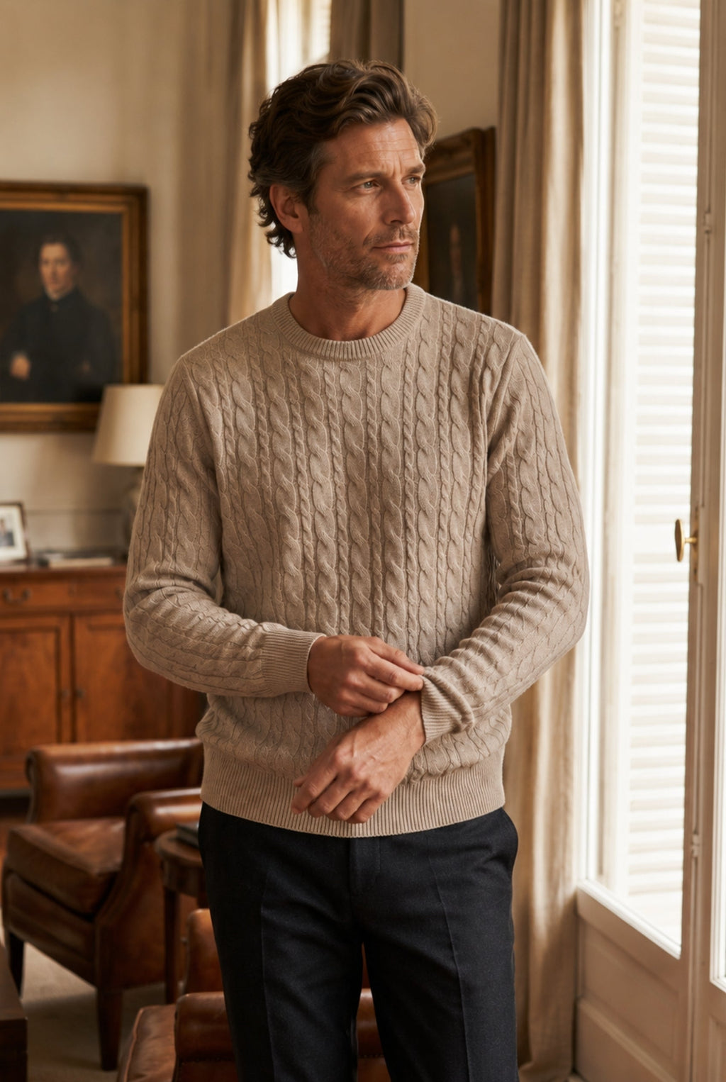 Maximiliano - Sweater Trenzado Verona