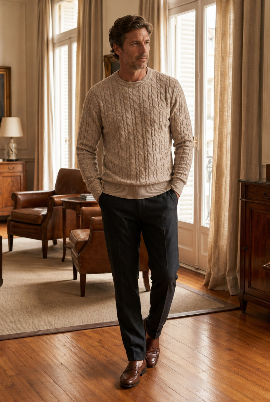 Maximiliano - Sweater Trenzado Verona