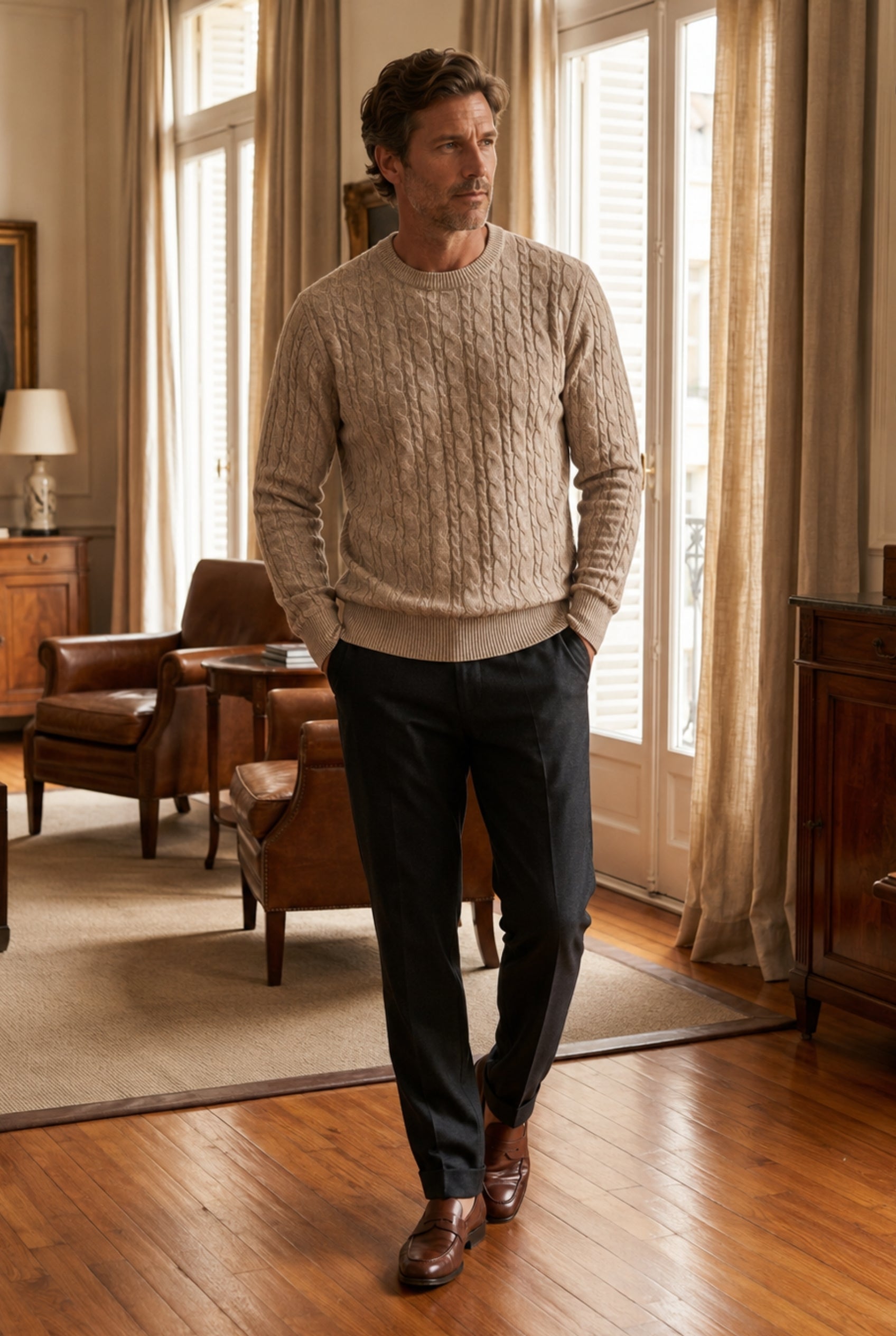 Maximiliano - Sweater Trenzado Verona