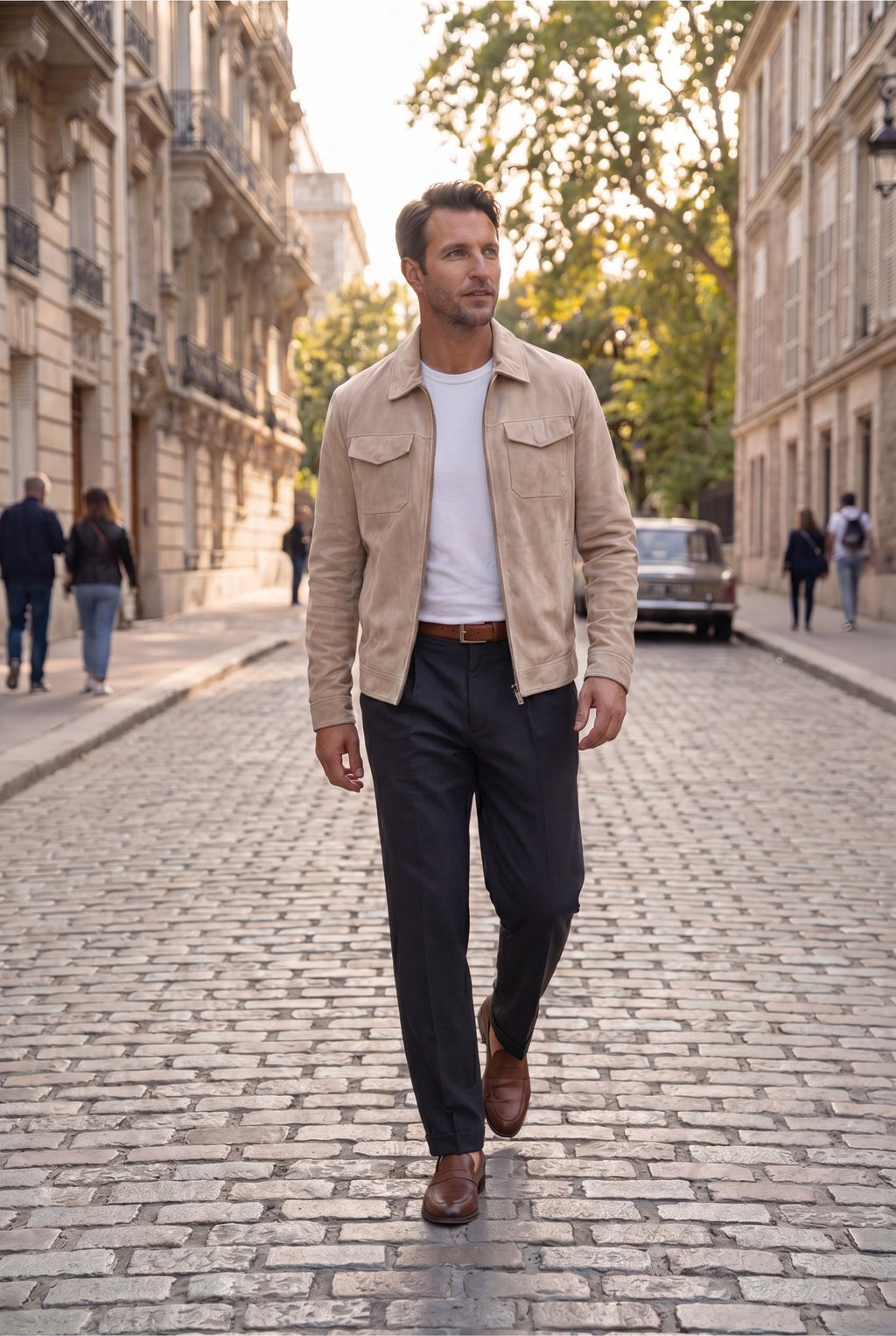 Francisco - Campera Parma Gamuza