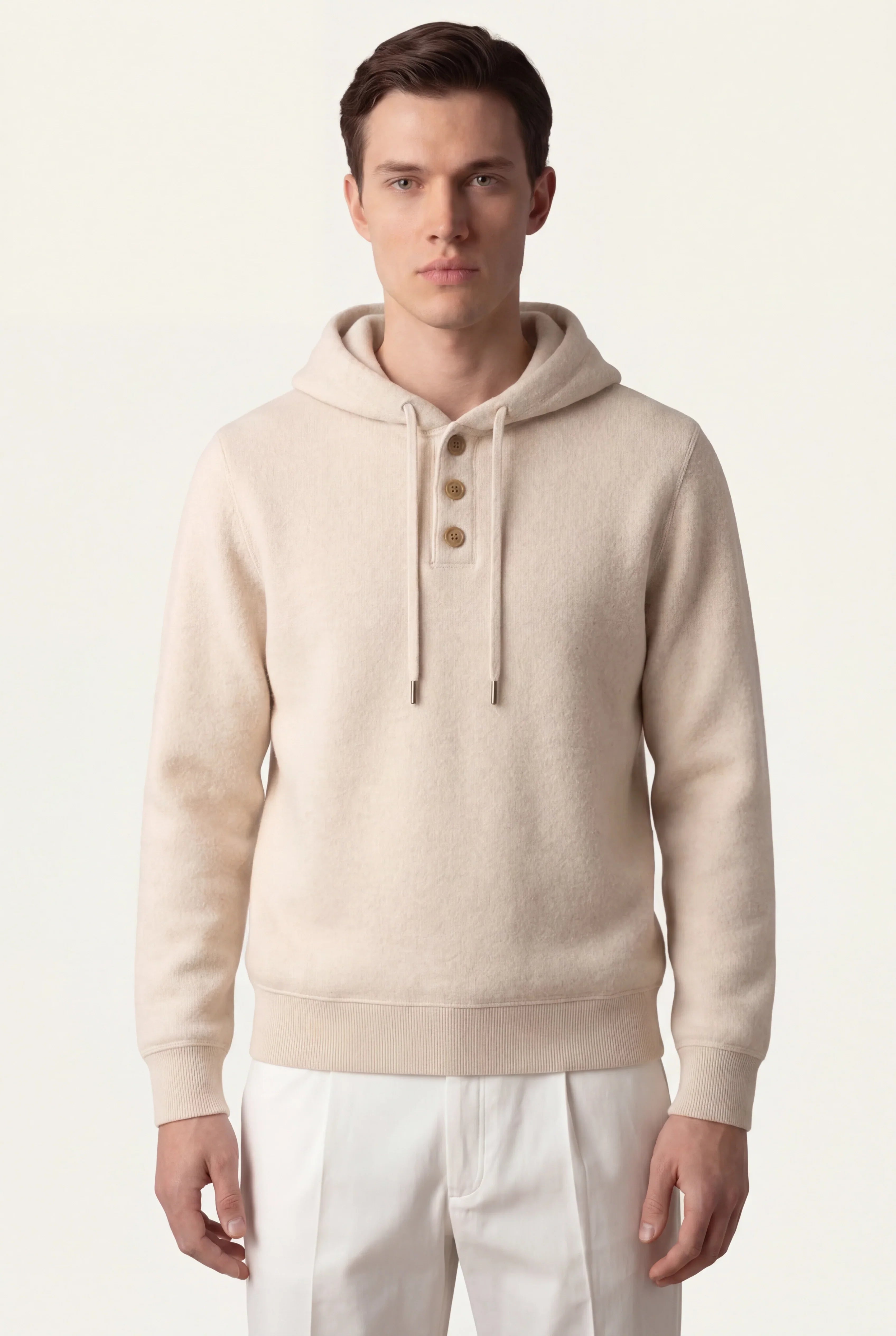 Teo - Suéter Noro City Color Beige
