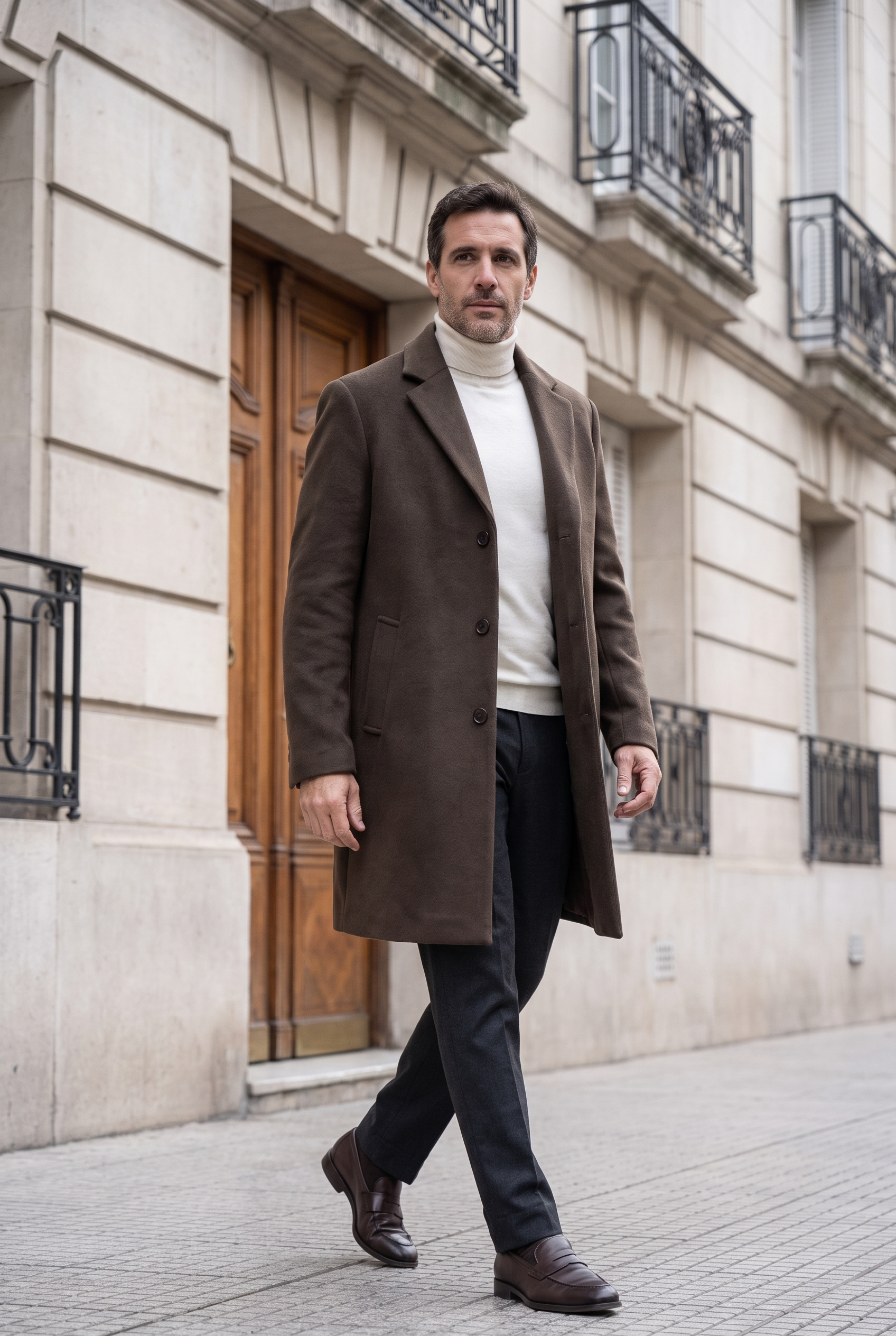 Juan Pablo - Tapado Salvatore Clásico - Paño Premium